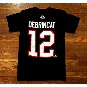 Alex Debrincat #12 Chicago Blackhawks Adidas Mens Small Jersey‎ T-Shirt Shersey